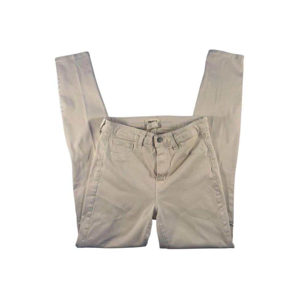 L'AGENCE Off White Skinny Jeans size 27